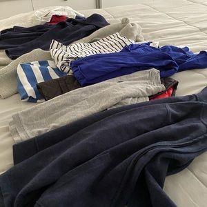 Bundle of clothes on hold for Valentine